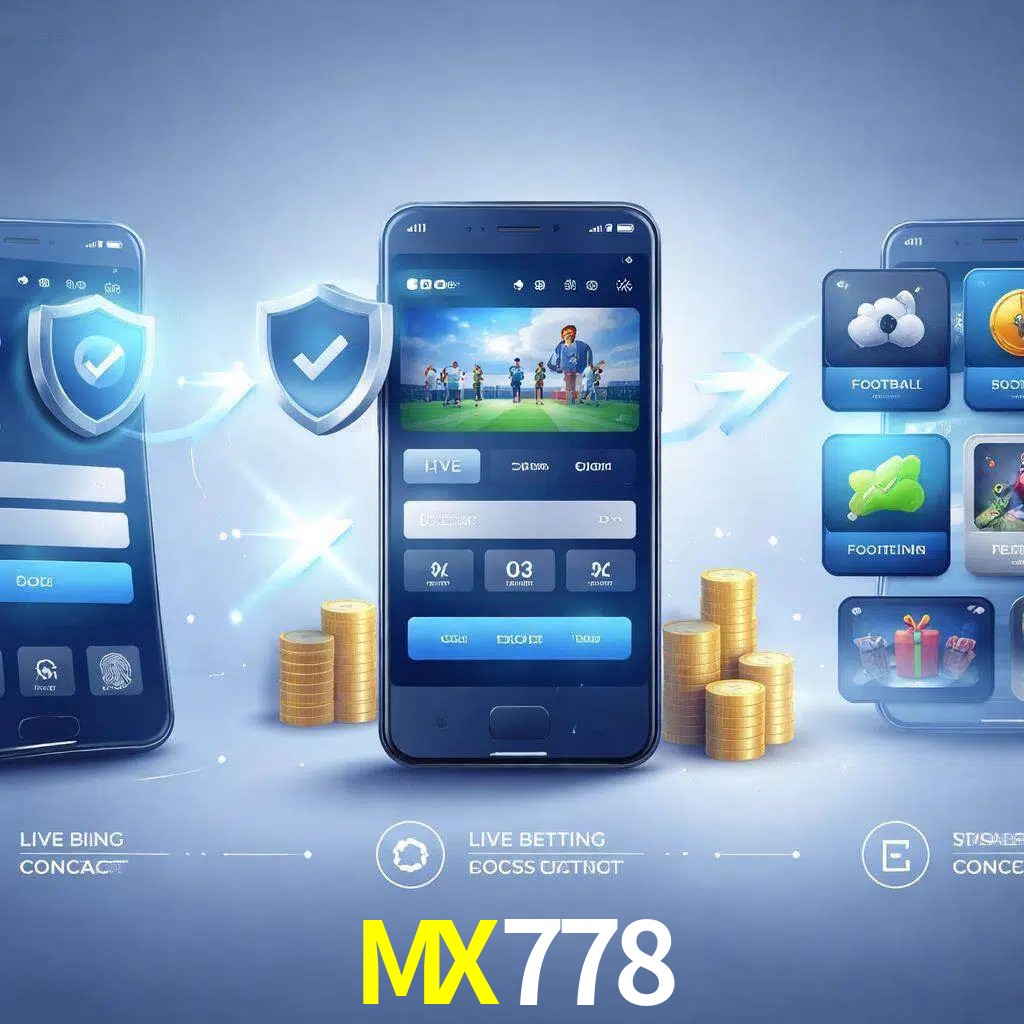 Pasos de acceso a la app MX778 en pantalla de teléfono móvil
